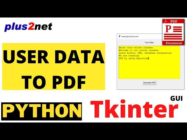 Saving user entered data in a Tkinter application window through Text widget in a PDF file