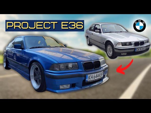 Building a BMW E36 Coupe Project Car In 5 Minutes