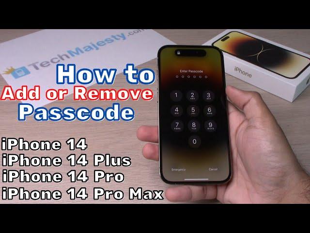 How to Add or Remove Passcode on iPhone 14, iPhone 14 Plus, iPhone 14 Pro/Max/Mini (Set Lock Screen)