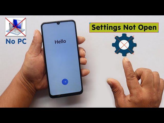 All Realme Android 14 Frp Bypass/Unlock Google Account Lock - Fix Setting Not Open 2024