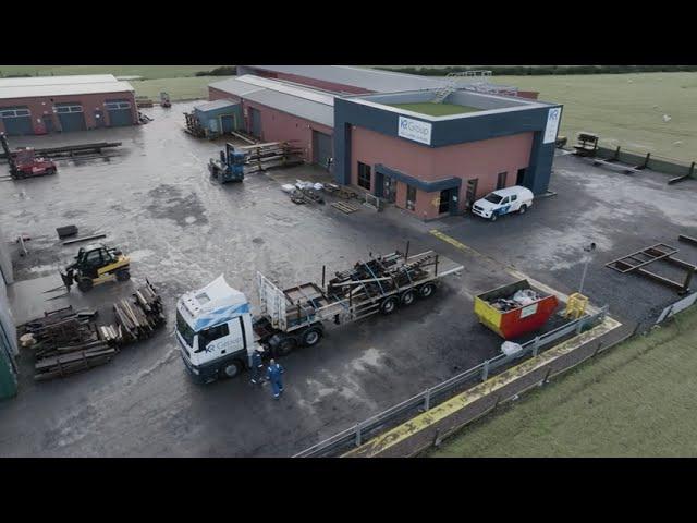 Steel and sheet metal fabrication facilities at KR Group Scotland