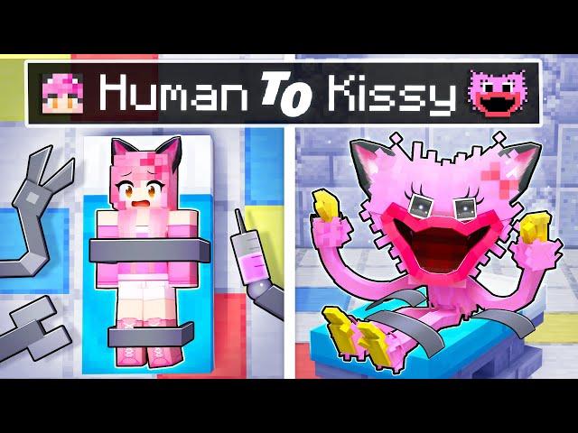 From HUMAN To KISSY Story In Minecraft!