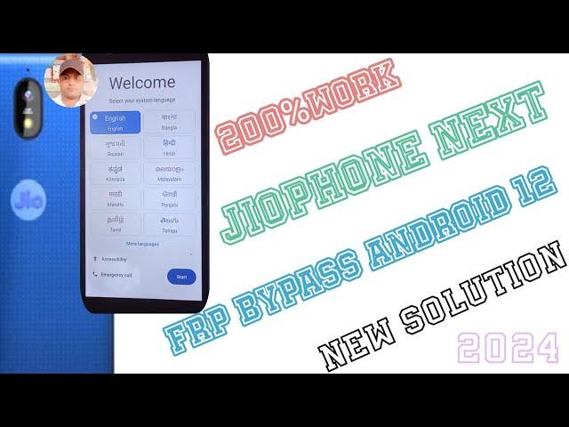 JioPhone Next FRP Bypass Android 12 | New Solution/2024 JioPhone Next FRP/Google Account Bypass