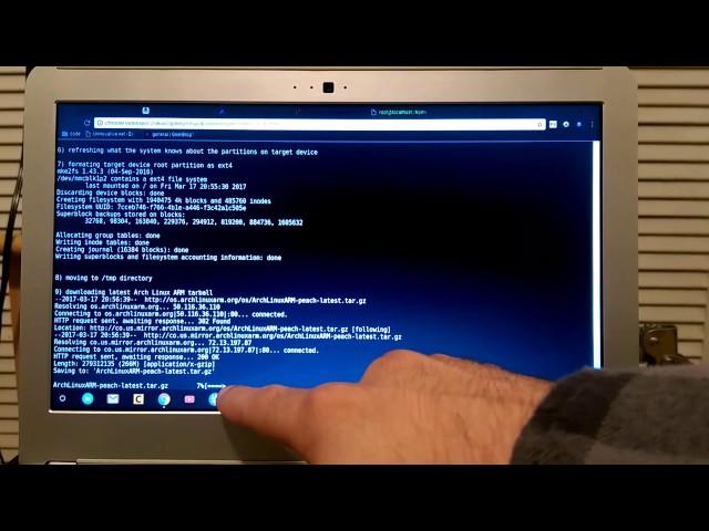 Arch Linux ARM Easy Install Script for your ARM Chromebook (natively and on removable media)