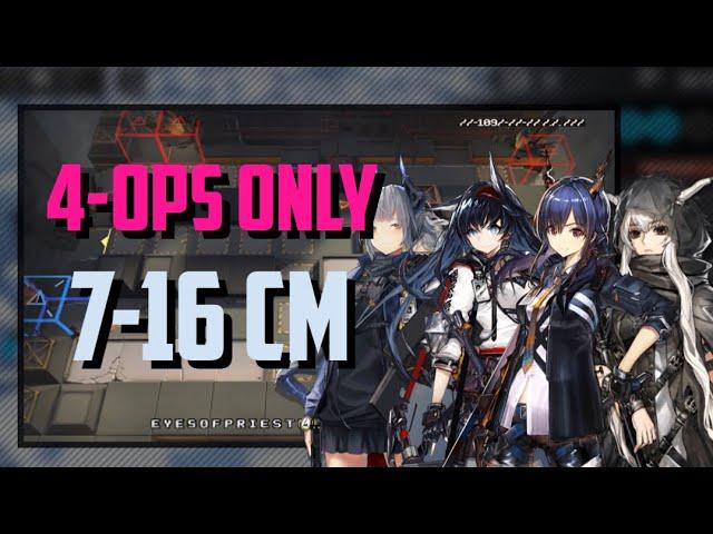 [Arknights] 7-16 Challenge Mode 4-Ops Only