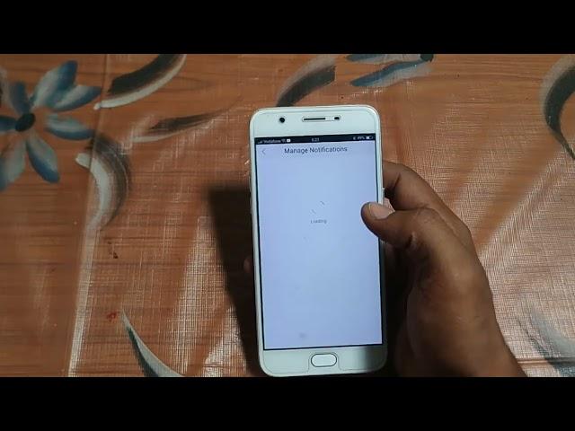 how to turn on notification light flashing Vivo v5