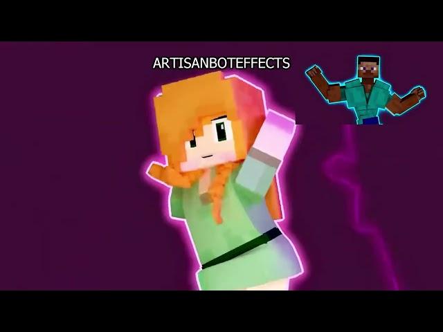 Minecraft steve and alex tiktok Sparta Hyper Remix