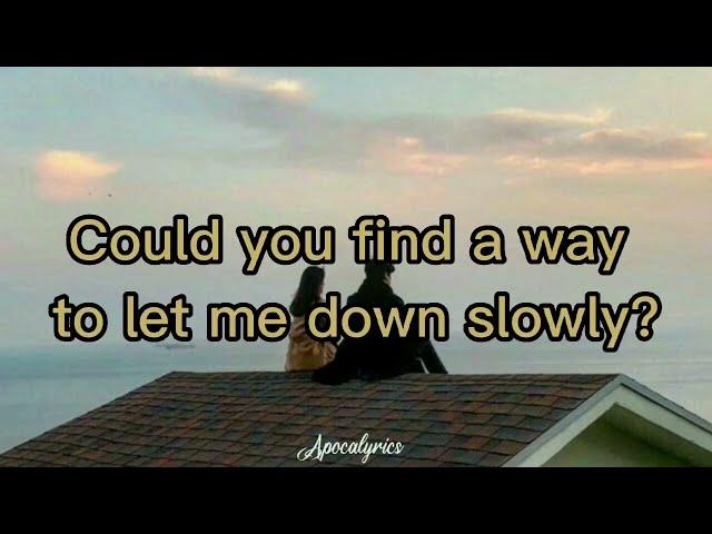 Alec Benjamin - Let Me Down Slowly (Lyrics)