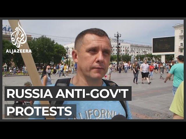 Russia politics: Third week of protests in Khabarovsk region