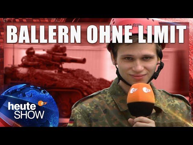 Soldat für einen Tag: Fabian Köster bei der Bundeswehr | heute-show vom 26.05.2017