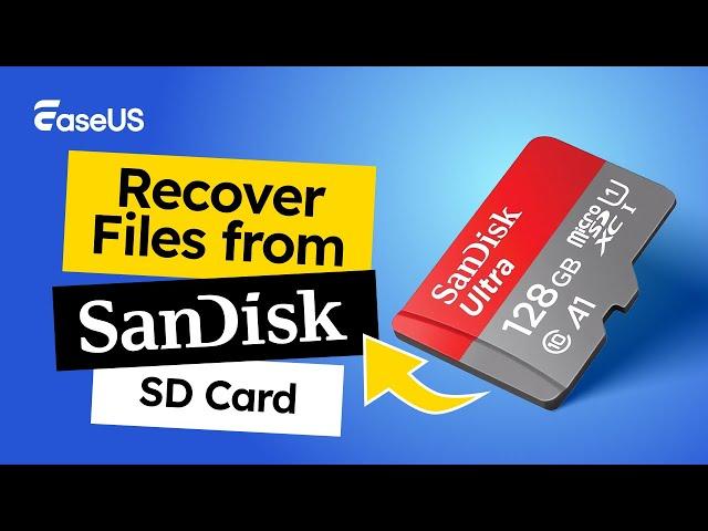 Best Ways to Recover Deleted Files from SanDisk SD Card [Full Guide]