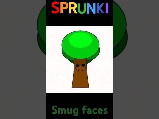 SPRUNKI smug faces