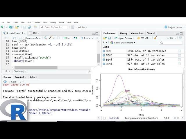 Getting Started with RStudio and R | Part 1