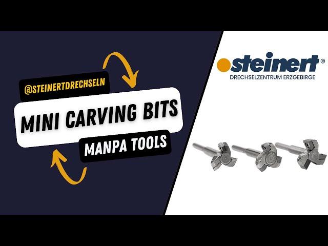 Mini Carving Bits - Manpa Tools | Unboxing + Anwendung | steinertdrechseln #woodcarving