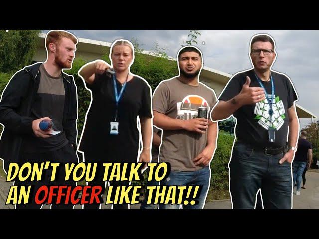 DON'T YOU TALK TO AN OFFICER LIKE THAT!! 