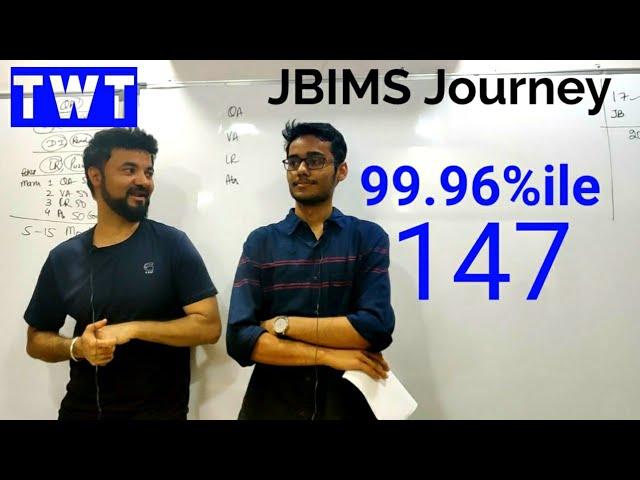 My JBIMS Strategy. 100 in Mocks to 147 marks 99.96%ile. Planning Strong Weak areas. TwT Yash.