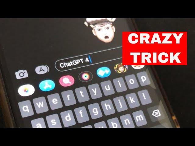 How to use ChatGPT 4 in iPhone keyboard 