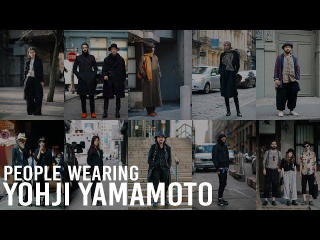 From the Street - "People Wearing Yohji Yamamoto"