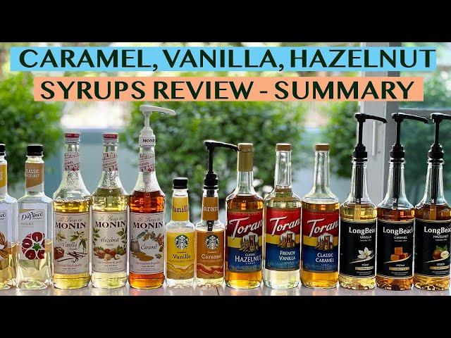 SYRUPS REVIEW: SUMMARY OF FINDINGS & RECOMMENDATIONS - MONIN, DAVINCI, TORANI, STARBUCKS