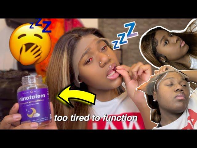 i took a Sleeping PILL @ 2am… then I tried to do my HAIR |Lwigs