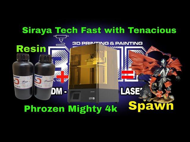 Siraya Tech with Tenacious Resin on my Phrozen Might 4k #3dhp