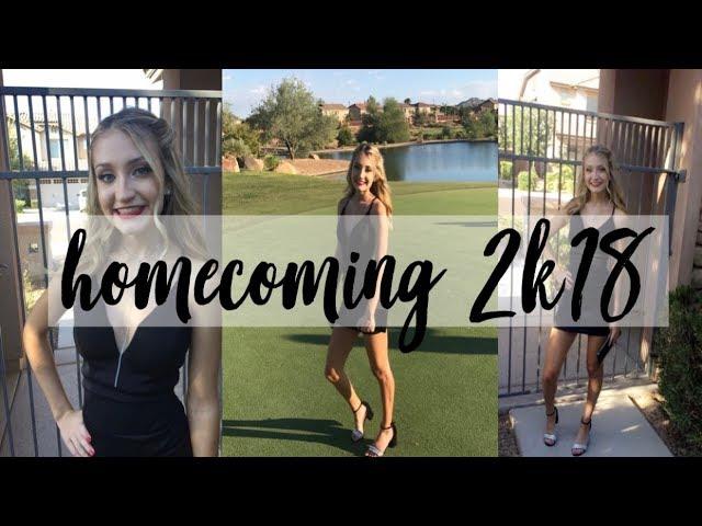 homecoming 2018: get ready with me and vlog!!!