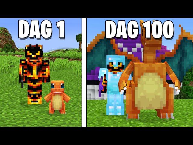 100 Dage I Minecraft Pokémon!