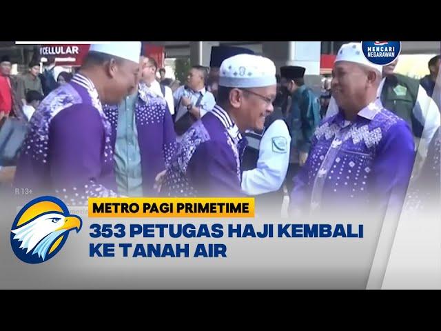 Anggota PPIH Disambut Puluhan Jamaah Haji di Bandara Soetta - [Metro Pagi Primetime]