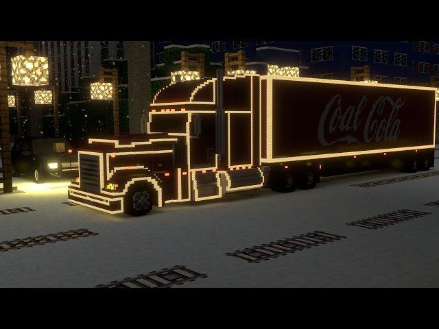 Coal Cola Christmas Truck - Minecraft Coca Cola Parody [Animation] [HD] | Creepastian Animations