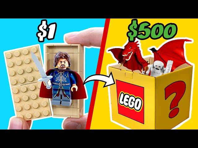 1$ vs 500$ LEGO МИСТЕРИ БОКСЫ...