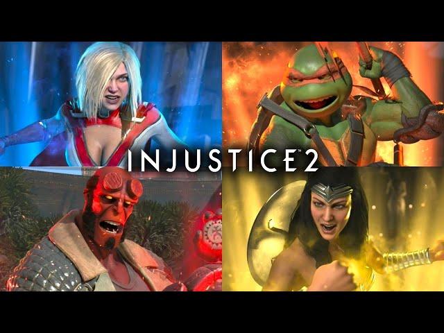 Injustice 2 - All Super Moves Showcase (4K 60FPS)