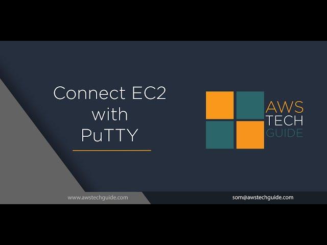 How to connect AWS EC2 with PuTTY