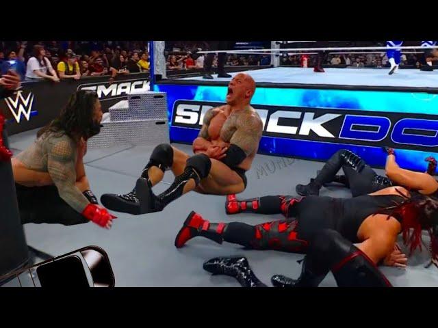 October 14, 2024 | Finally Rock made brutal attack on his ​​Roman Reigns and Cody Rhodes