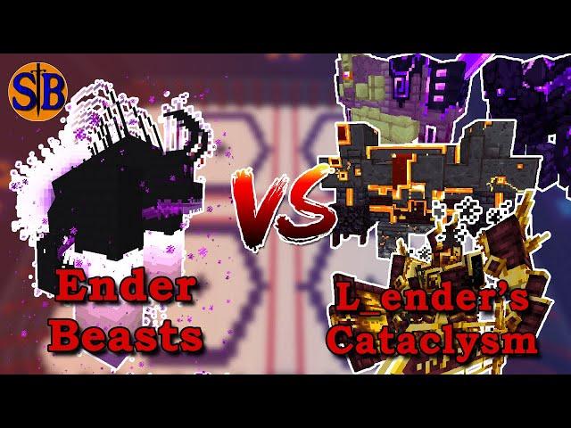 Ender beasts (ender knight) vs L_ender's Cataclysm | Minecraft Mob Battle