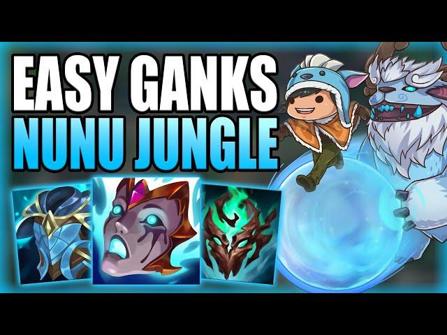 HOW TO PLAY NUNU JUNGLE & WIN YOUR SOLO Q GAMES WITH EARLY GANKS! - Gameplay Guide League of Legends