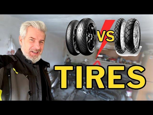 I CHOOSE MOTORCYCLE TIRES | Road vs enduro tires? Dunlop, Metzeler or Pirelli