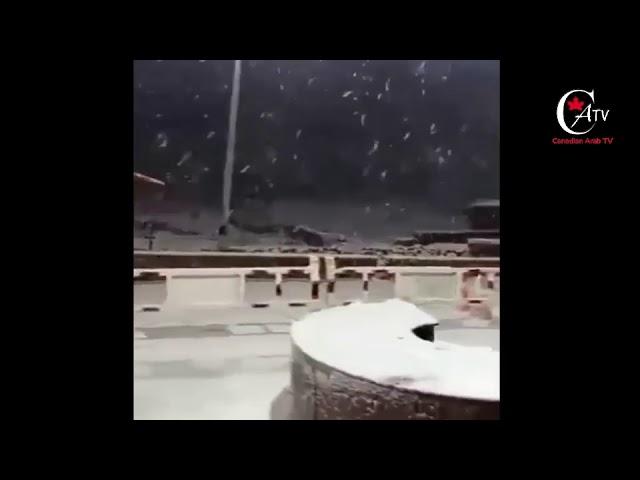 snow in egypt