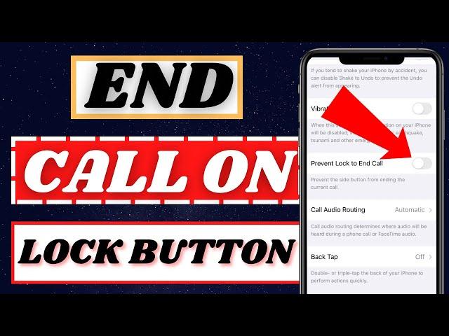 How to turn off end call with lock button iphone 8|6|how to end call with lock button on iphone|2022