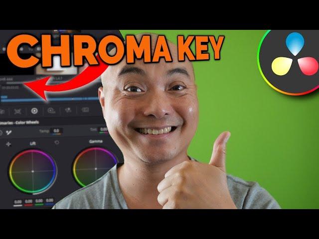 Davinci Resolve Green Screen 3D Keyer (Chroma Key) | Easy Green Screen Effect