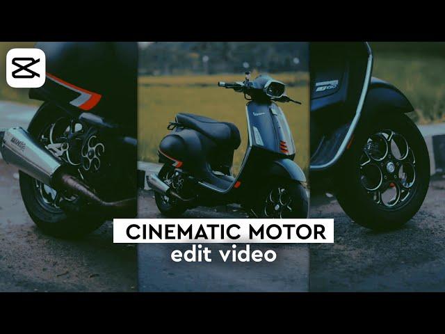 Cara Edit Video Cinematic Motor Di Android - Capcut Tutorial