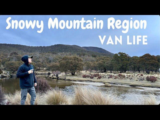 Van Life experience in the very cold snowy mountain region of Australia.