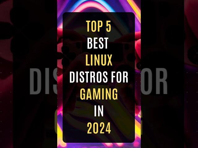 Top 5 Best Linux Distros for GAMING in 2024  #linux #gaming