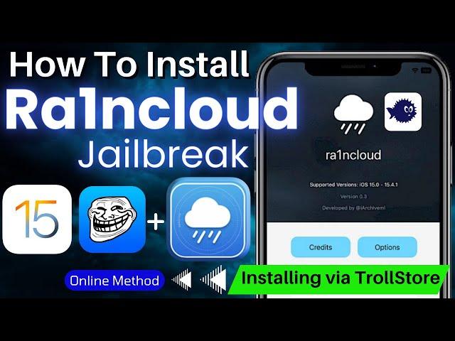 How To Install Ra1nCloud Jailbreak IPA for iOS 15 - iOS 15.4.1 via TrollStore |Install Ra1nCloud IPA