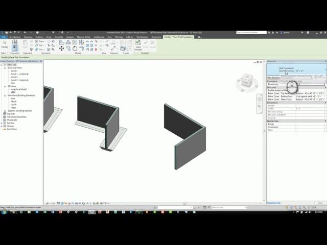 Custom Isolated and Wall Foundation Profile Usage