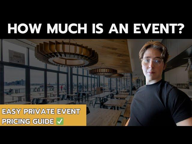 How To Price Your Private Events at Any Restaurant!