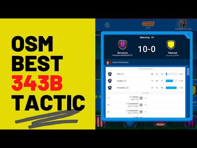 OSM BEST 343B TACTIC May 2021