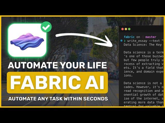 Fabric: This OPENSOURCE AI Framework can AUTOMATE YOUR LIFE & ANY TASK (Setup with Ollama & Groq)