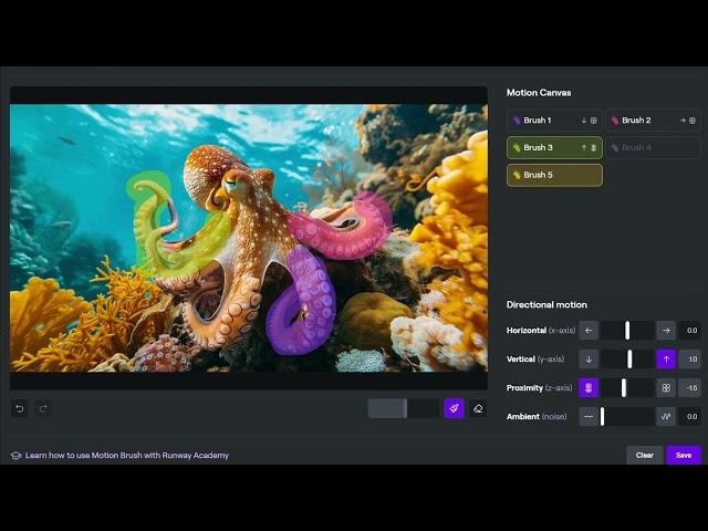 Create Insane Videos from Stills using AI  Runway Multi Motion Brush