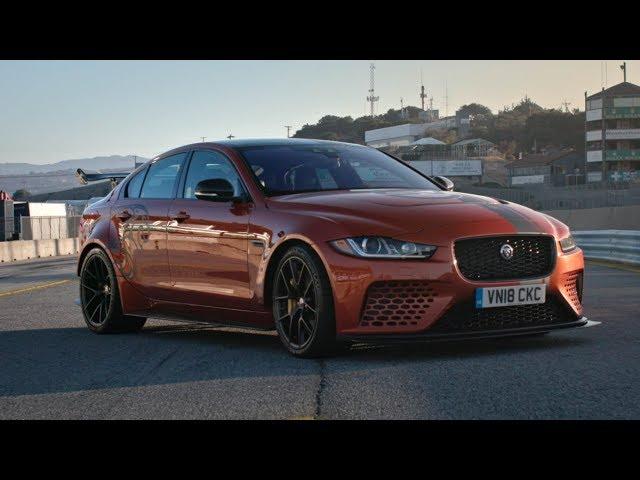 Fastest Production Sedan in The World? Jaguar XE SV Project 8 at Laguna Seca