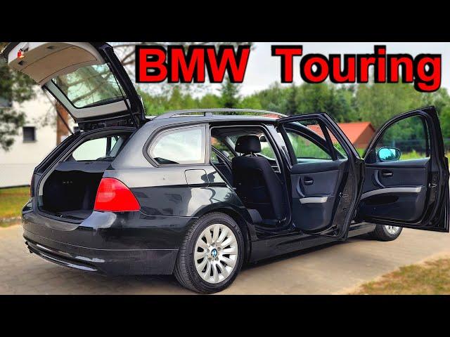 BMW 320D E91 2.0 177HP Touring 2008 Test drive tuning interior exhaust start engine e90 330  Koln